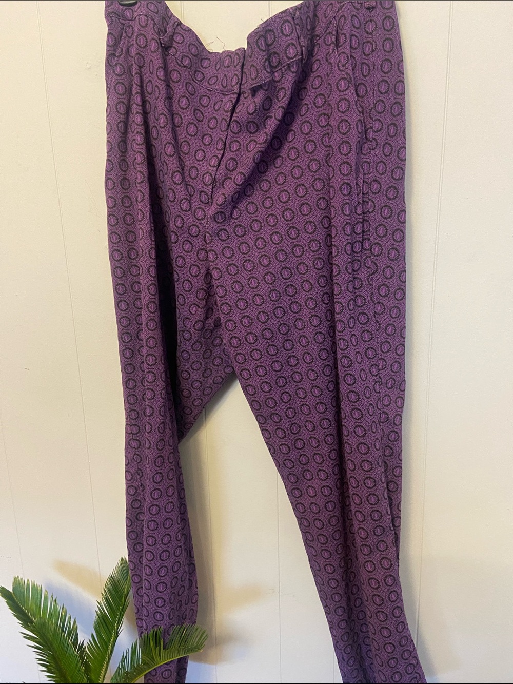Lane Bryant Purple Patterned Women’s pants. The Ashley. Size 22